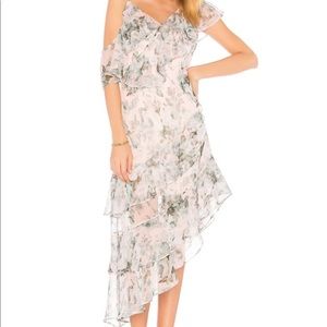 SWEET LOVE MIDI DRESS IN SAGE ROSE FLORAL
